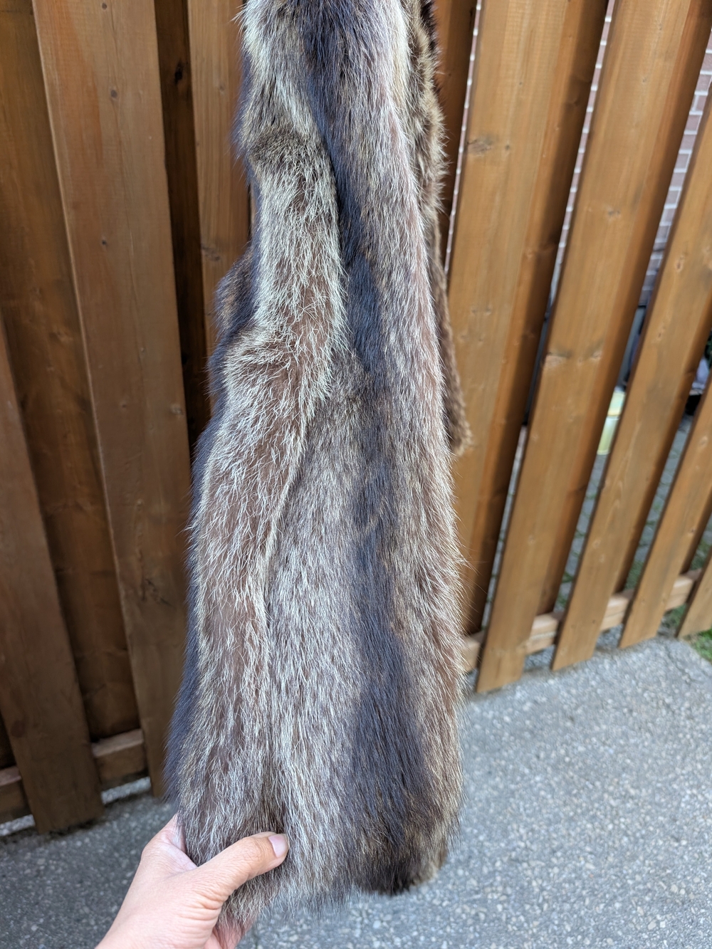 Brown Racoon Fur Coat - Picture 2 of 11